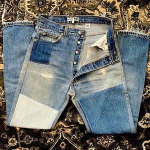 Re/Done Levi’s authentic reconstructed jeans extra high rise